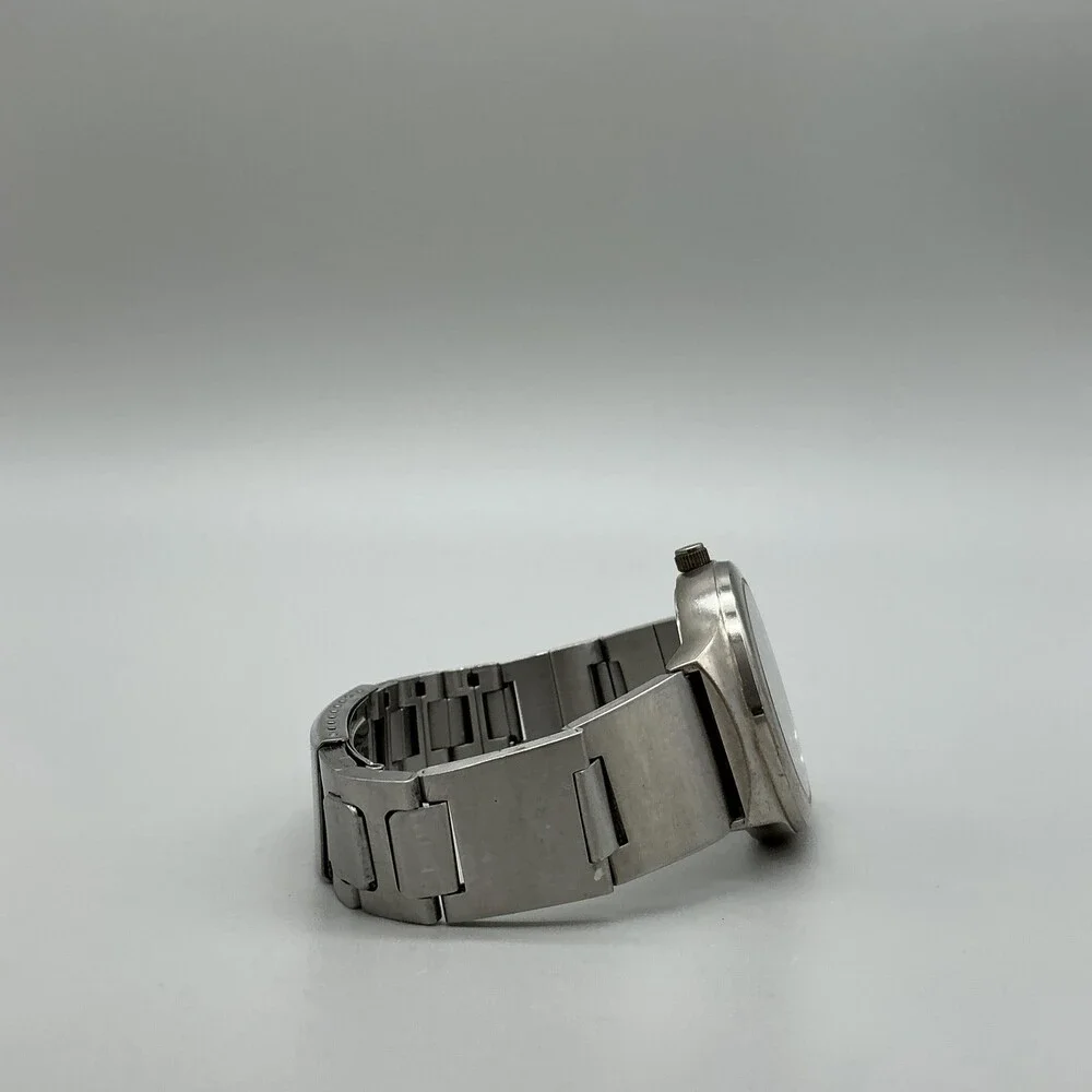 Relic Mens Watch 37mm Black Analog Digital Silver Tone For Parts Not Running